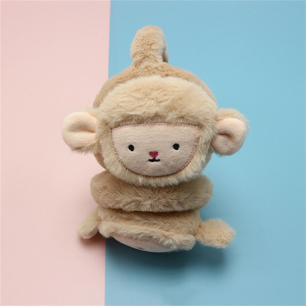 Chụp tai giữ ấm mềm mại kiểu chú khỉ hoạt hình đáng yêu dành cho trẻ em