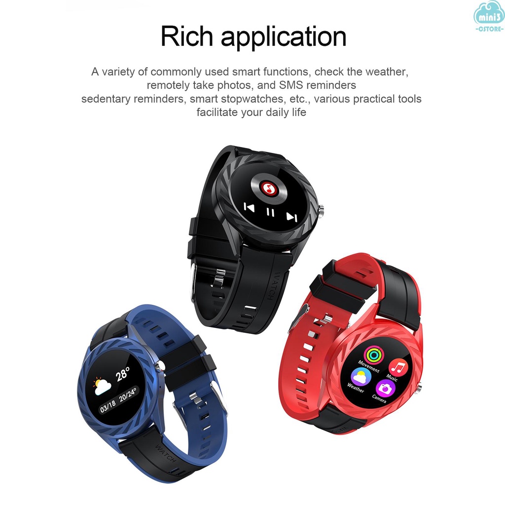 (V06) Y80 Intelligent BT Watch 1.54in Round Screen IP67 Waterproof Watch Steps Counting Heart Rate Sleep Quality Monitoring Multi-Sports Mode Fitness Watch