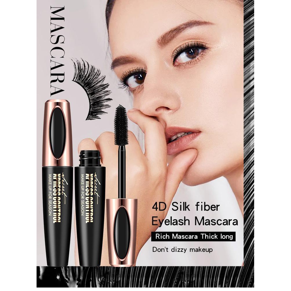 Mascara 💓FREESHIP💓 Bộ Mascara Hàn Quốc và cây nối mi Flower, nuôi dưỡng và bảo vệ lông mi, không trôi, không lem 5563