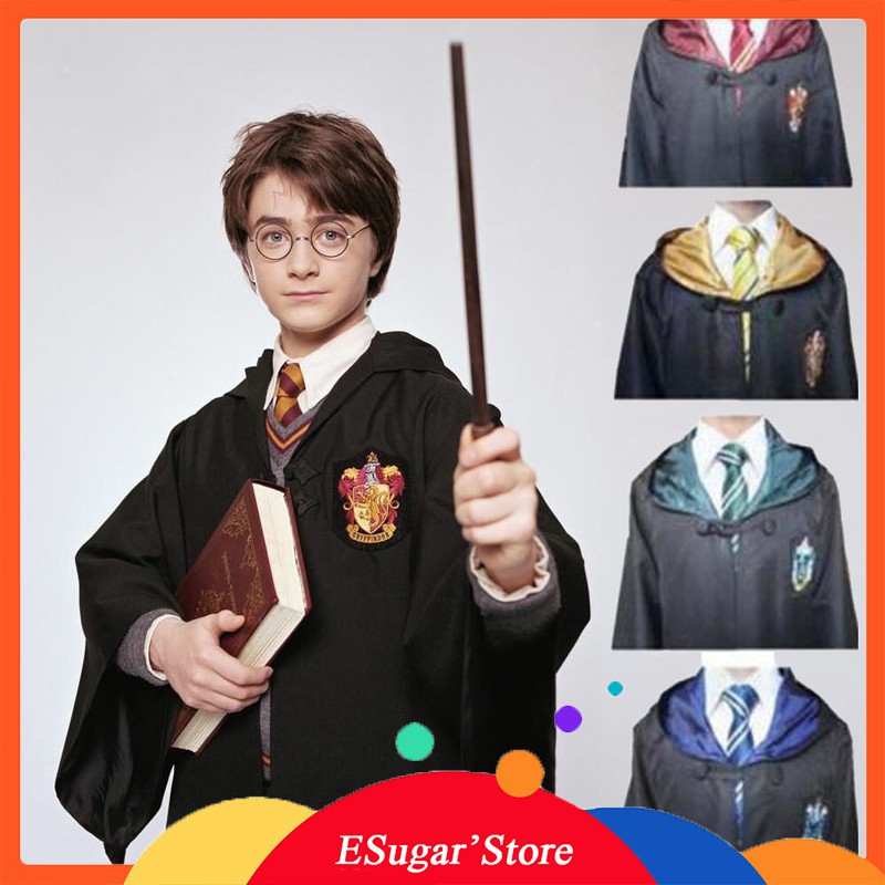 Áo Choàng Hóa Trang Harry Potter Cho Người Lớn Trẻ Em