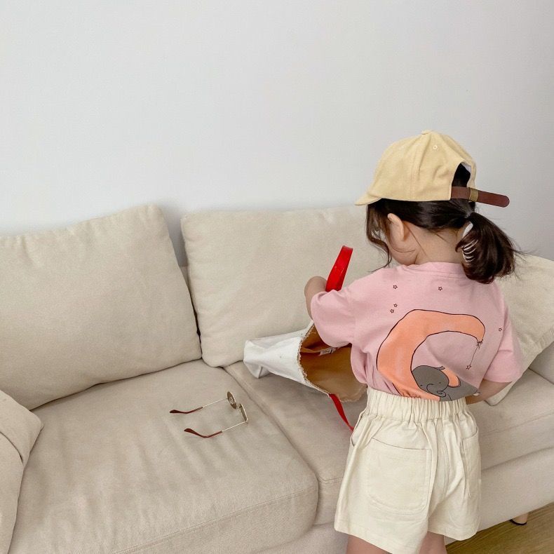 Quần Short Phối Túi Lớn Phong Cách Hàn Quốc Cho Bé