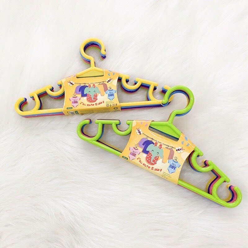 Set 5 móc trẻ em sắc màu