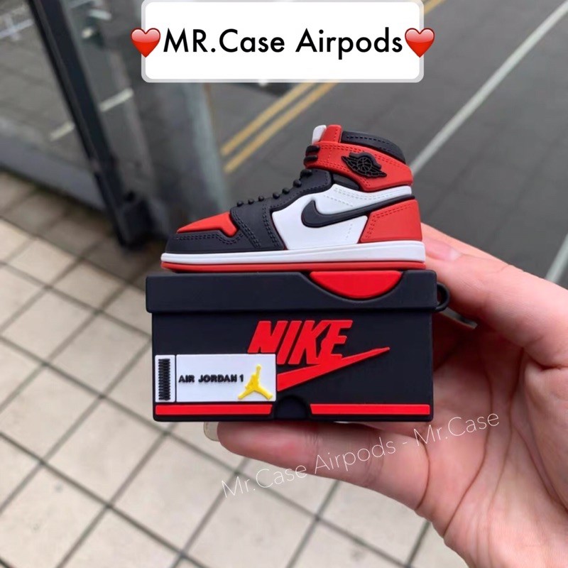 Case Airpods 1/2 /Pro Vỏ Ốp Tai Nghe Hình Giày N I K E ĐO XANH - Mr.Case AirPods