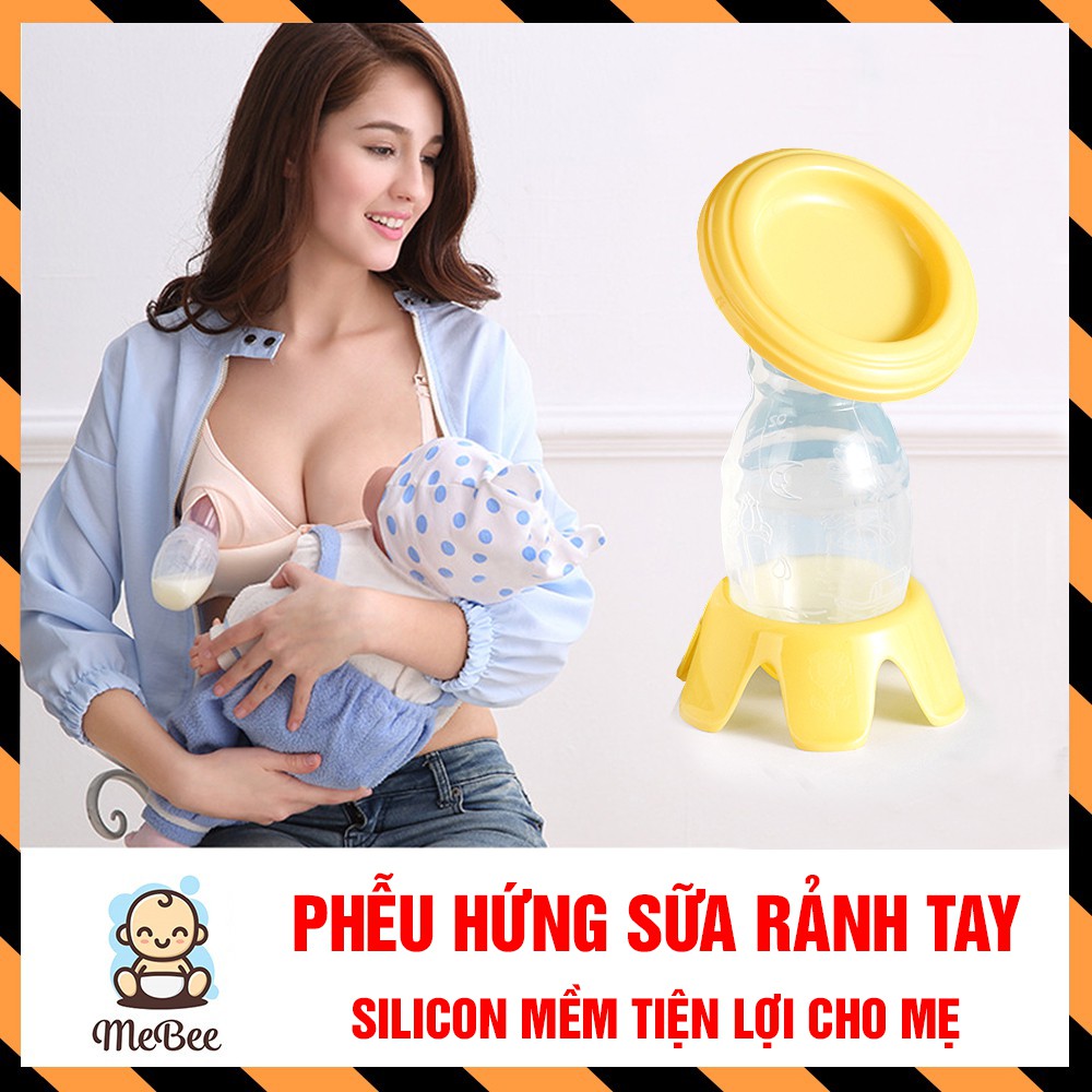 [ TẶNG 2 MIẾNG LÓT THẤM SỮA goodmama] Phễu/ Cốc hứng sữa silicon rảnh tay cho mẹ