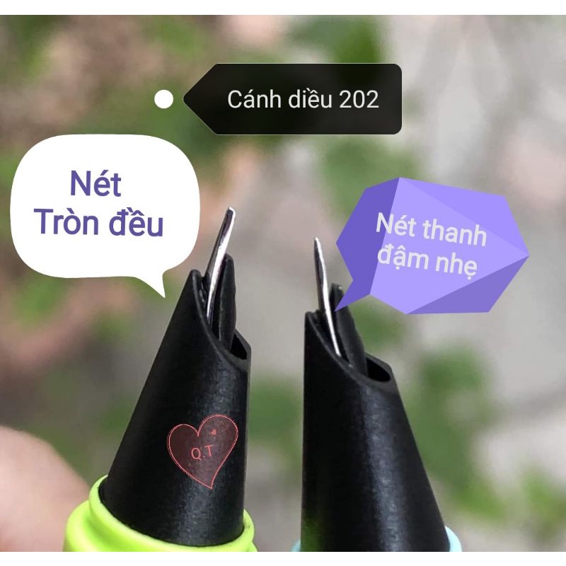 Bút mài học sinh Cánh Diều 202 phủ Nano nhám