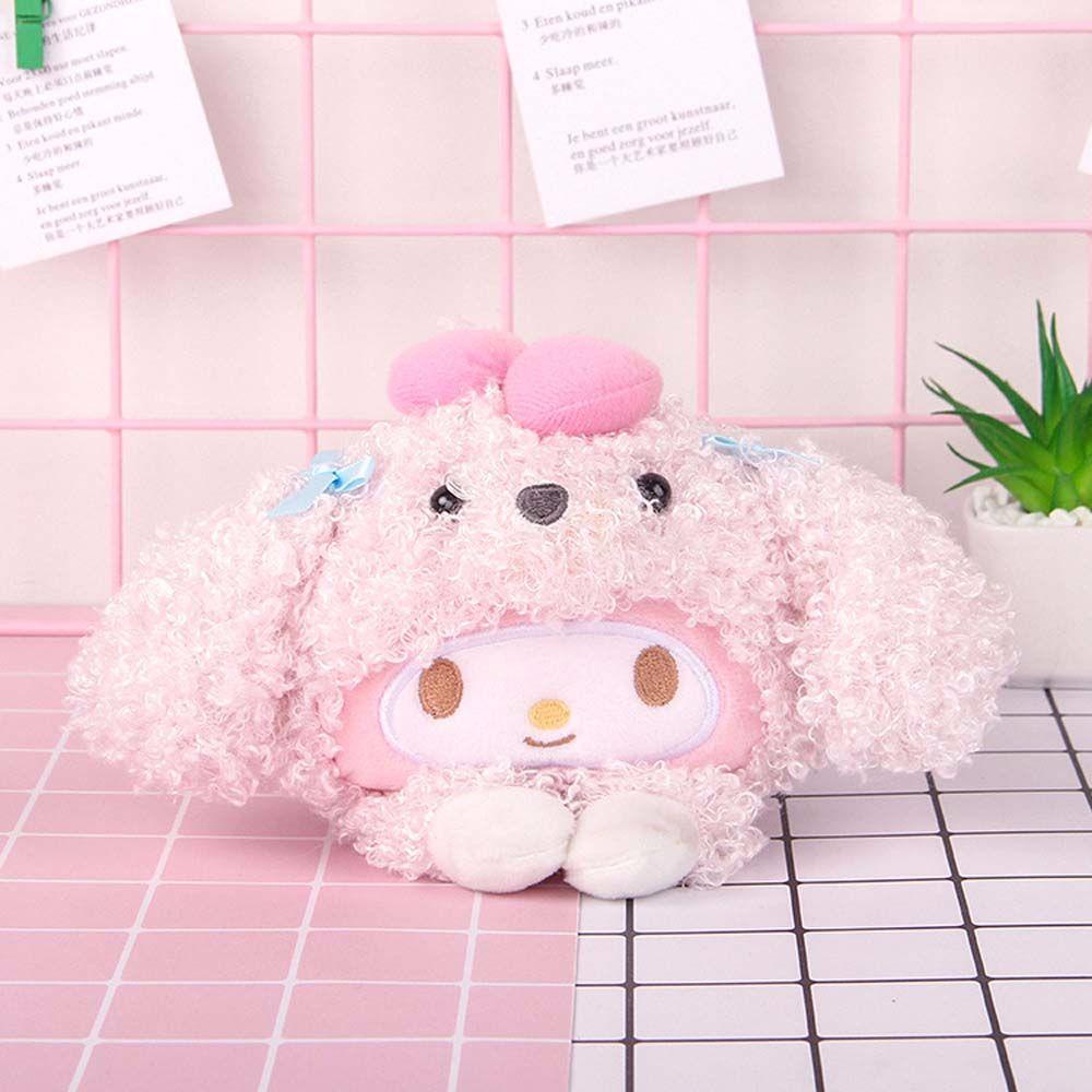 Đồ chơi nhồi bông Hình Nhân Vật Hoạt Hình Kuromi My Melody Pompom Purin Kitty Kuromi