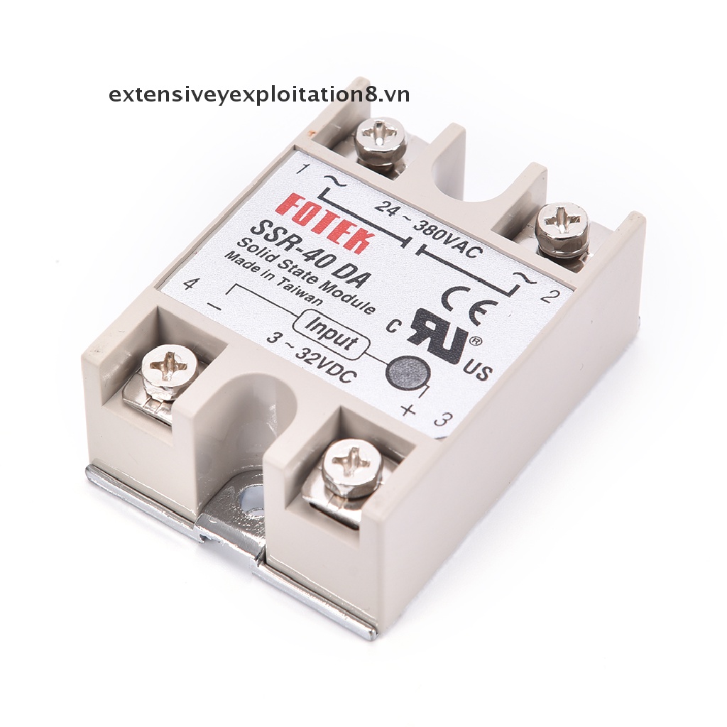 Rơ Le SSR 40A Có Lá Cờ SSR-40DA 40A DC