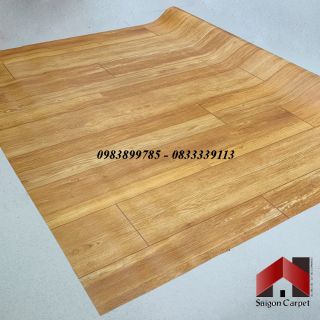 [2mx0.5m] THẢM SIMILI NHỰA VÂN GỔ VÀNG KHỔ 2M