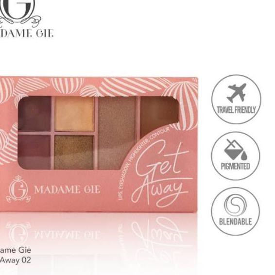 (hàng Mới Về) Bảng Phấn Trang Điểm Mặt Madame Gie Getaway | BigBuy360 - bigbuy360.vn