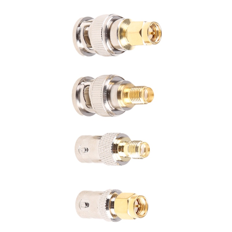 Bộ 4 Đầu Nối SMA Sang BNC UHF VHF Chuyên Dụng