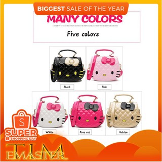 Túi thời trang kiểu dáng mèo hello kitty dễ thương dành cho bé gái
