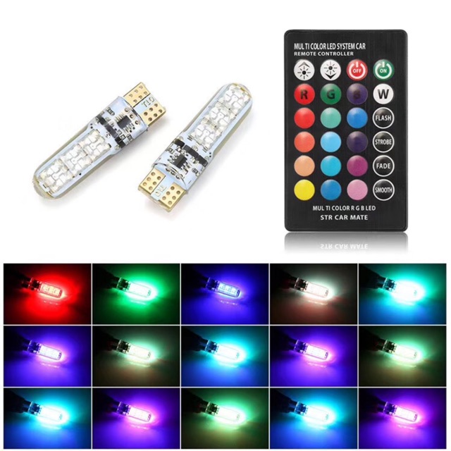Bộ xinhan khiển 16 màu.Gắn pin sẵn