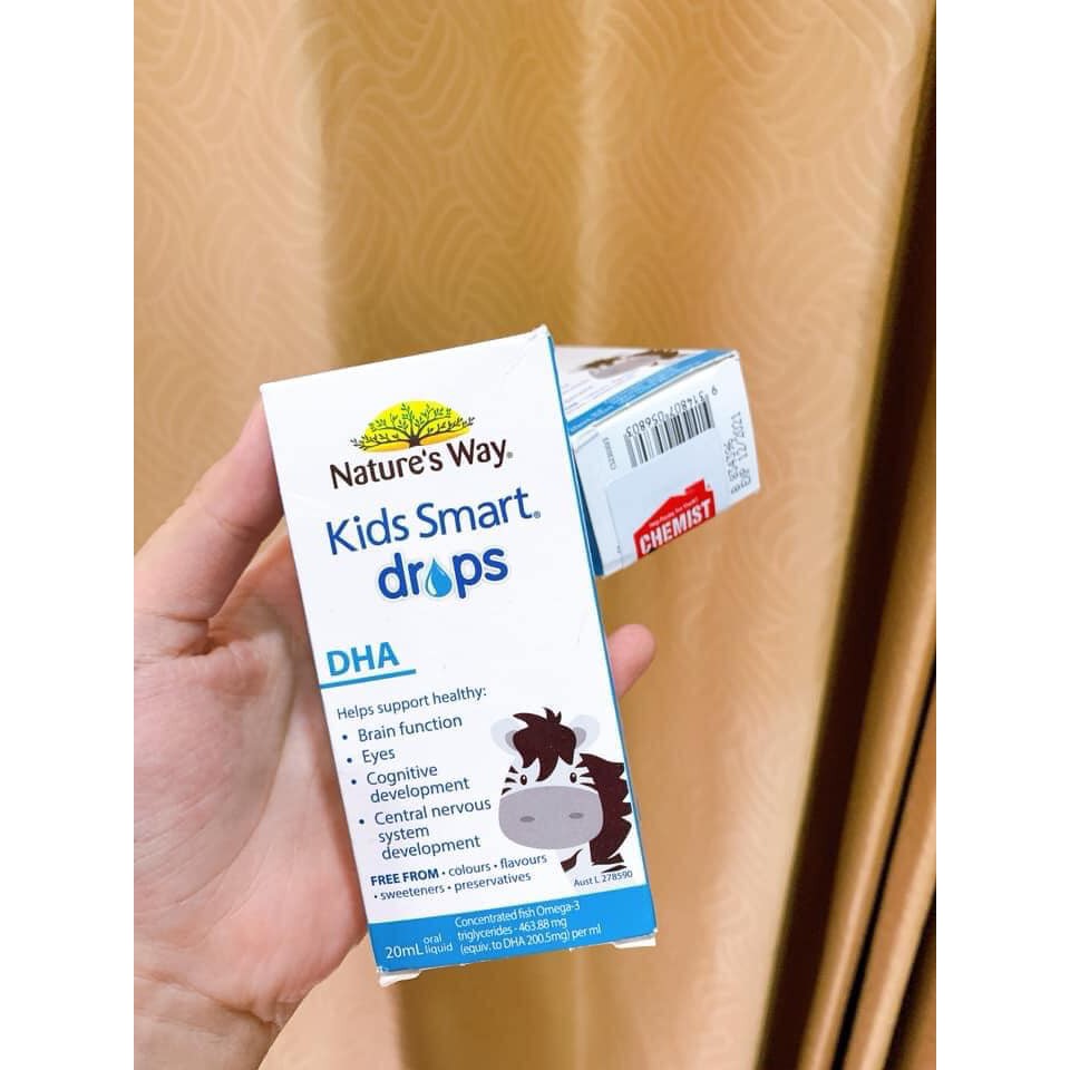 Nature's Way Kids Smart Drops DHA Chai 20ml - Phát Triển Trí Não Cho Trẻ - Cvspharmacy