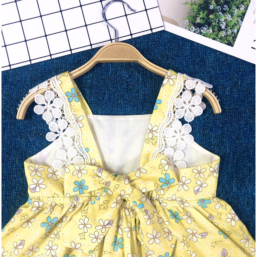 [Cao Cấp Cực Đẹp] Đầm Váy Bé Gái Size Đại 10-38kg Chất Cotton Mềm Mịn Rất Mát