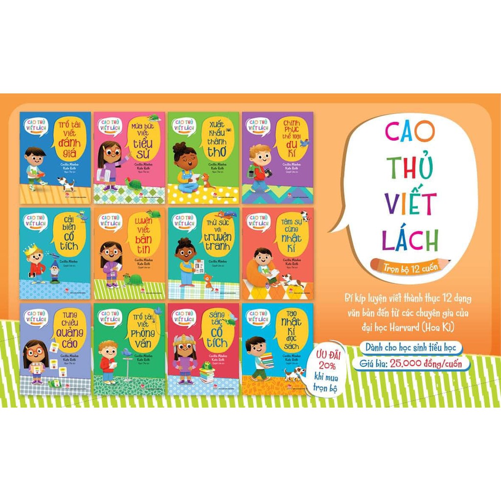 Sách - Combo Cao Thủ Viết Lách (Bộ 12 Cuốn)