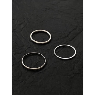 Nhẫn đơn giản chất liệu hợp kim Ashu Basic ring