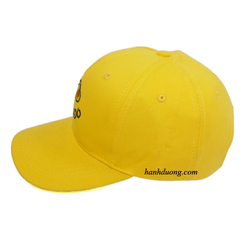 Mũ lưỡi trai  Auocado thời trang nón kết trái bơ được may bởi khóa xịn không rĩ sét, chất liệu vải cotton thoáng mát