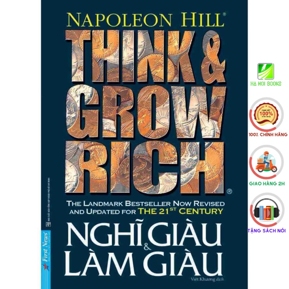 Sách - Nghĩ Giàu và Làm Giàu (Bìa Cứng) - First News