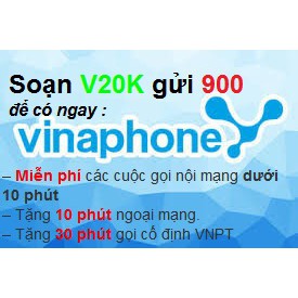 Sim GÓI V20K Đầu 091 VINA 4G Miễn phí tháng đầu Tặng phút GỌI nội ngoại mạng