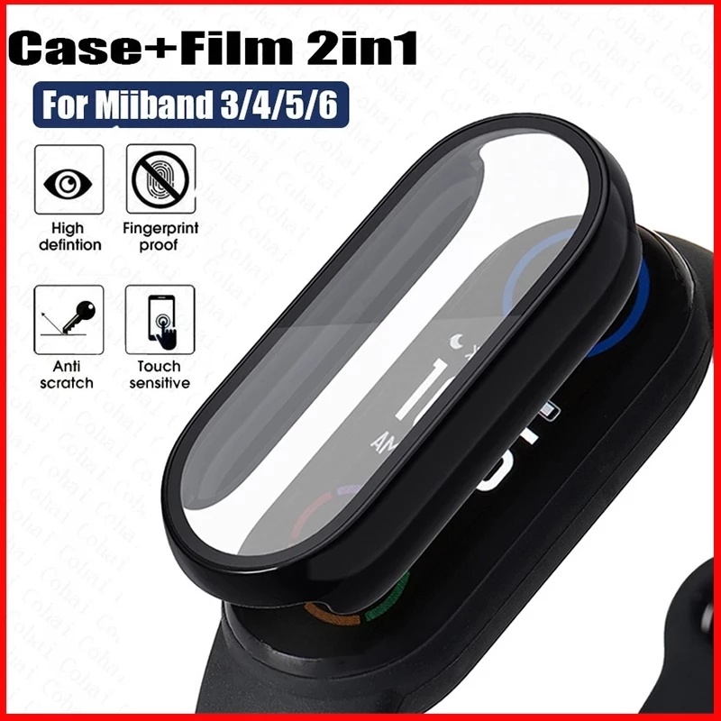 Ốp Bảo Vệ Bằng PC Cứng Dành Cho mi band 5 6 XIAOMI miband 4 3