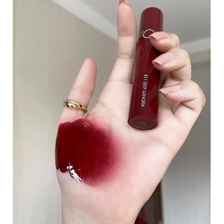 Son Romand bóng màu 21 đỏ mận Romand Juicy Lasting Tint 21