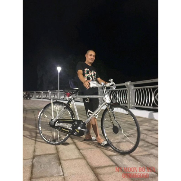 XE ĐẠP PHƯỢNG HOÀNG HUYỀN THOẠI NAM ĐEN PHANH ĐŨA