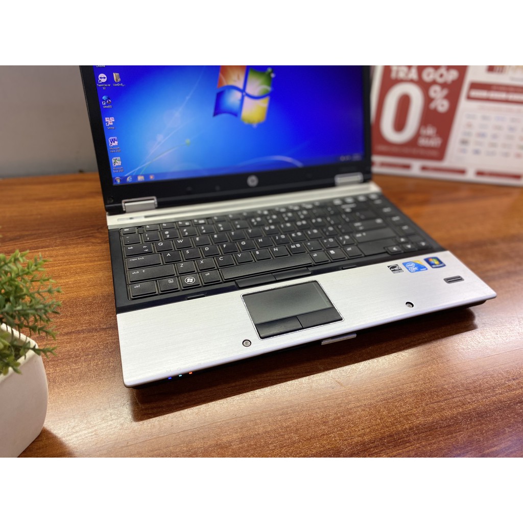 Laptop cũ HP 8440p vỏ nhôm nguyên khối siêu bền - Core i5 520M RAM 4GB SSD 120GB mượt mà