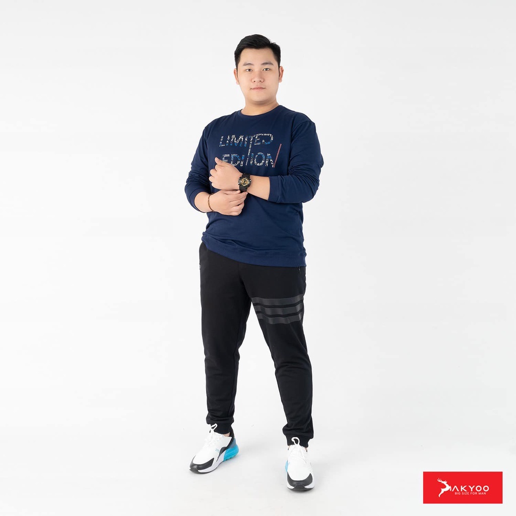 Áo nỉ nam bigsize 80-140kg AKYOO