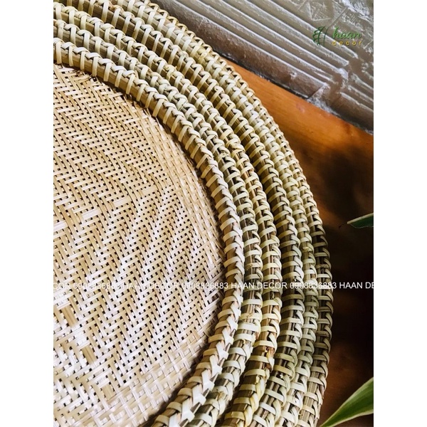 Mẹt Tre Đan Kỹ, Mẹt Bày Đồ Ăn, Bún Đậu Mắm Tôm; Decor Chụp Ảnh; Mâm mây Tre