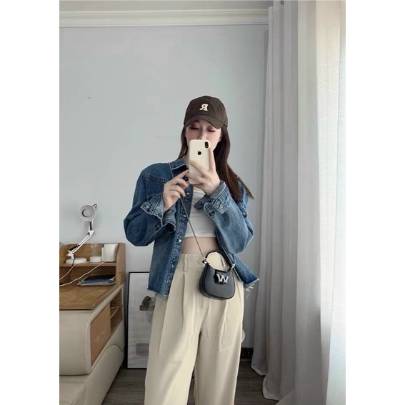 Túi xách kẹp nách Alex Wang đá Super bao nét đẹp Fullbox size 15 21