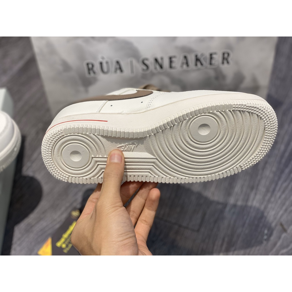 Siêu Phẩm Giày Thể Thảo Sneaker AF1 Vệt nâu Móc nâu SIêu Xinh Cao Cấp Ảnh Thật + freeship + Tặng Tất