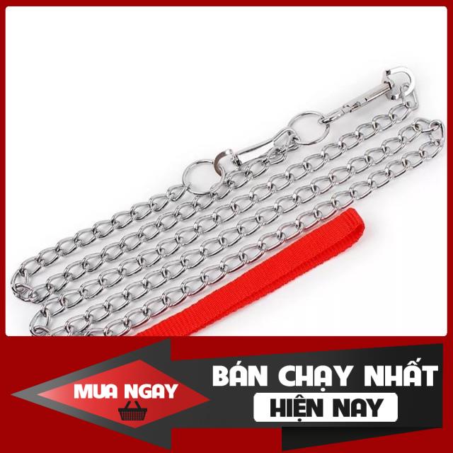 DÂY DẮT CHÓ MÈO - Dây xích inox không gỉ dắt chó mèo 0