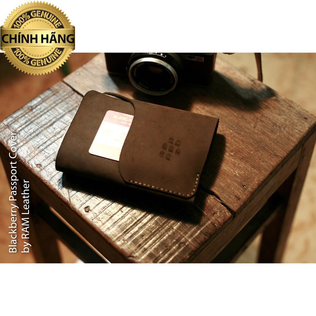 Bao da điện thoại Blackberry Passport (da bò thật ) .