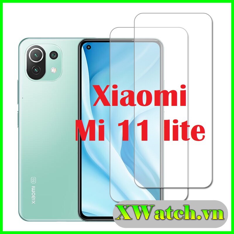 Cường lực Xiaomi Mi 11 lite trong suốt ( tặng keo chống hở mép )