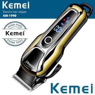 TÔNG ĐƠ CẮT TÓC KHÔNG DÂY CHUYÊN NGHIỆP KEMEI KM-1990 CAO CẤP