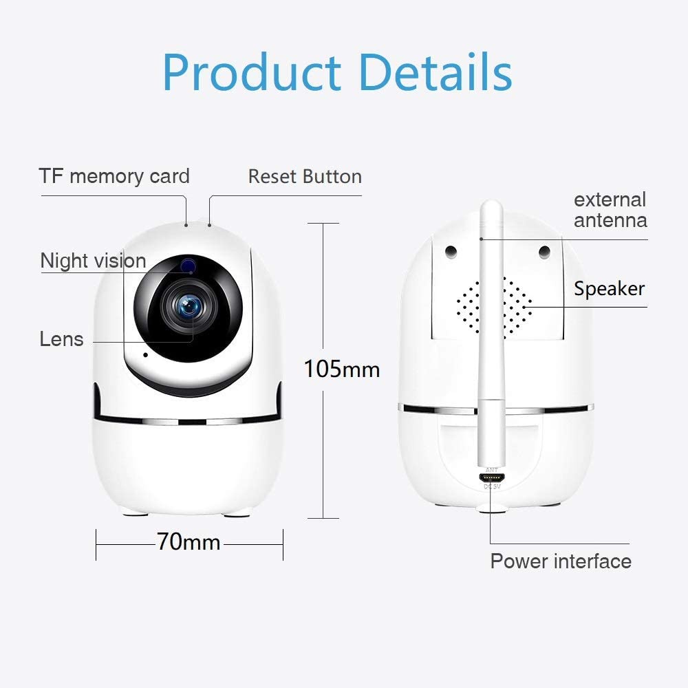 Camera TV-288ZD-2MP Tuya FullHD 1080p WIFI , quay 360 độ, hồng ngoại, đàm thoại, cảnh báo chuyển động
