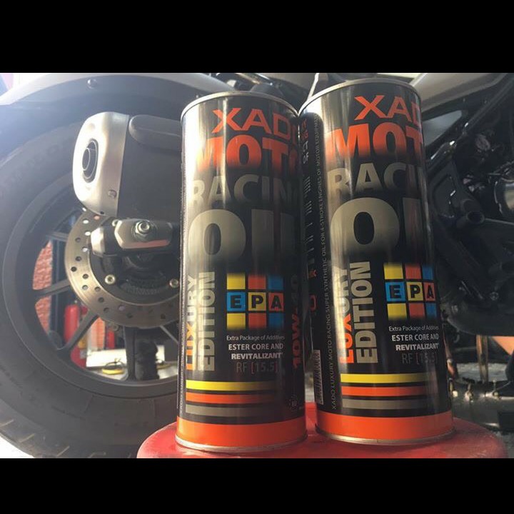 Nhớt XADO RACING - Nhớt siêu cao cấp XADO Moto Racing Oil Revitalizant 10w40