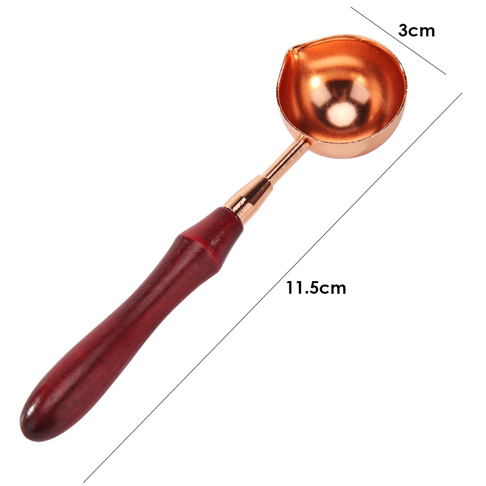 Muỗng Múc Sáp Nóng Chảy Cán Gỗ