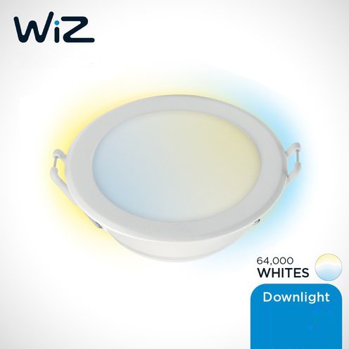 Đèn LED âm trần WiZ Tunable White Downlight 9W - Ánh Sáng Vàng Trắng, kết nối WiFi