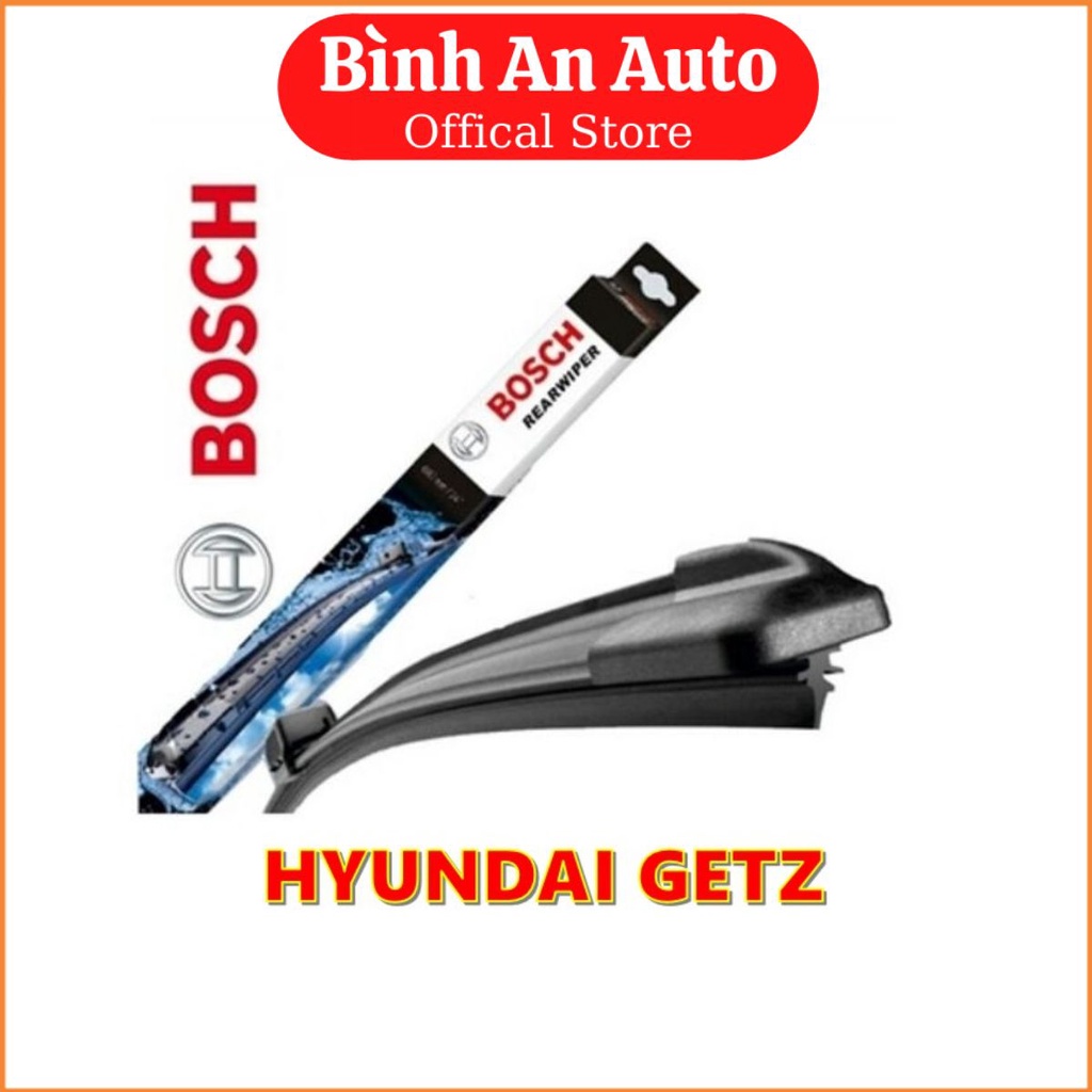 Cần gạt mưa HYUNDAI GETZ không xương Silicone hãng BOSCH - Bình An Auto