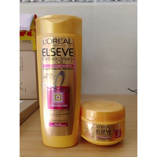 COMBO L'OREAL DẦU GỘI 330ML +KEM Ủ TÓC 200ML