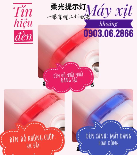 Máy xịt khoáng nano cầm tay loại tốt