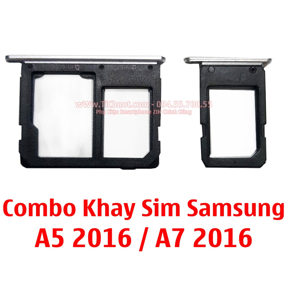 [Ảnh Thật] Khay sim Samsung A5 2016/ A7 2016 ZIN