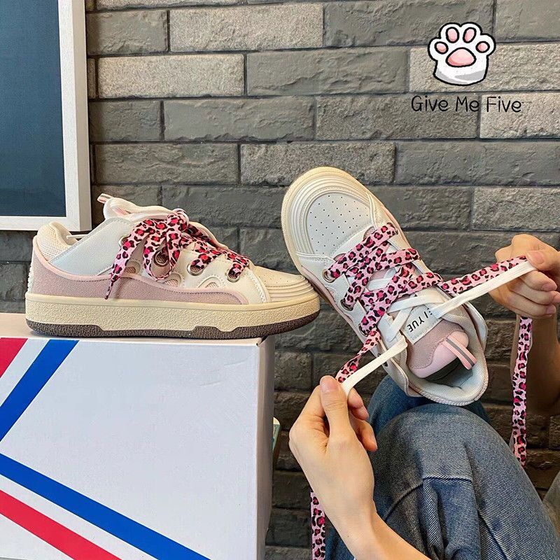 Giày Thể Thao Đế Dày Phong Cách ulzzang Hàn Quốc Nhật Bản Hàng Mới Dành Cho Bạn Nữ