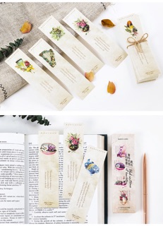 Bookmark "Flower Quote" 30 mẫu