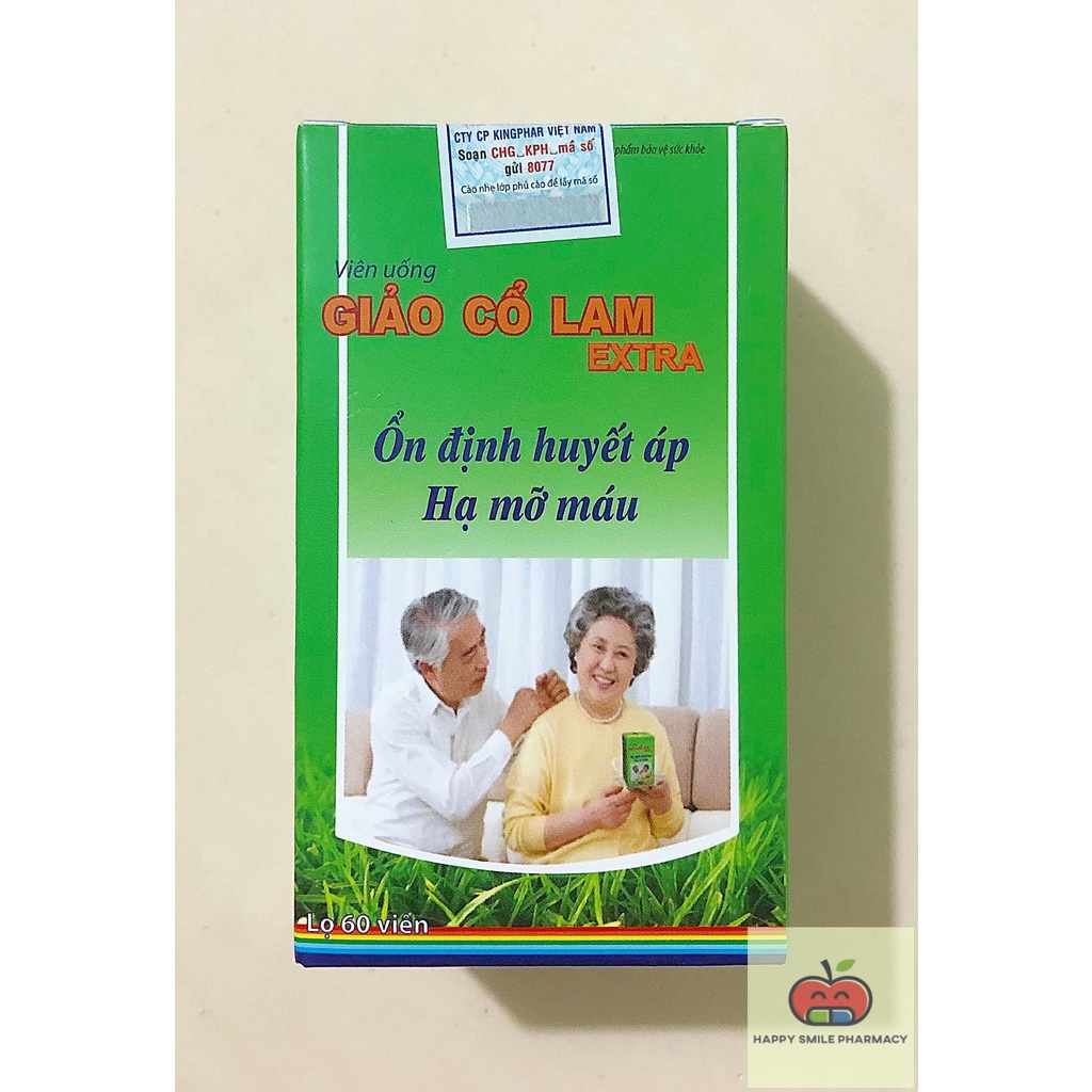 GIẢO CỔ LAM – Viên uống bổ gan, hạ mỡ máu, ổn định huyết áp