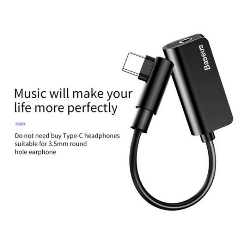 Jack chuyển tai nghe type c sang 3.5mm & type c baseus L45 siêu tốt.