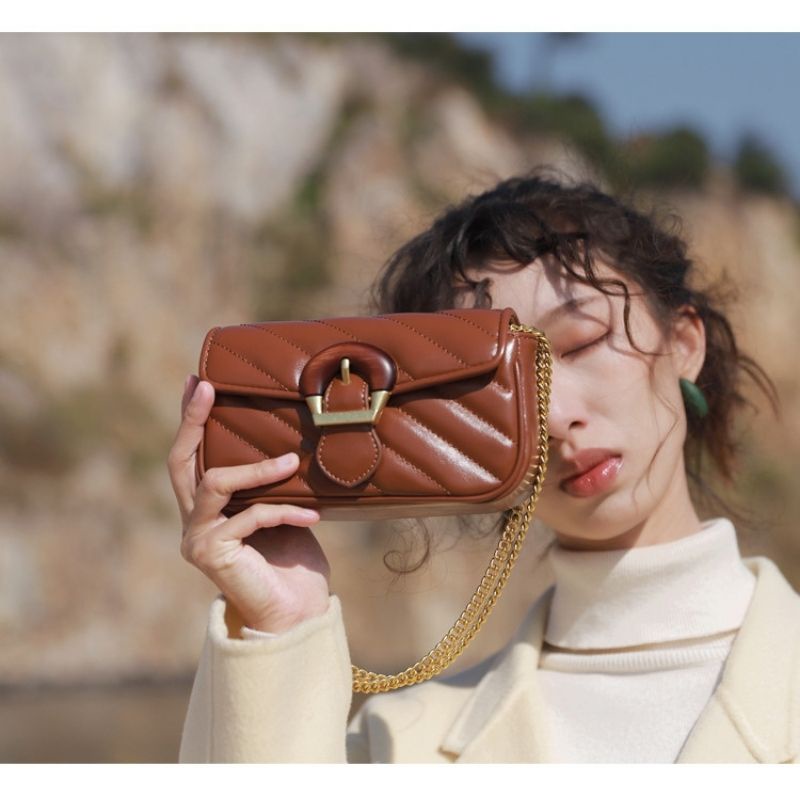 Túi xách nữ đeo vai đeo chéo chất liệu da xịn hàng Quảng Châu cao cấp JUMITO