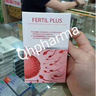 Fertil plus hộp 30 viên hỗ trợ sức khỏe tăng khả năng thụ thai.