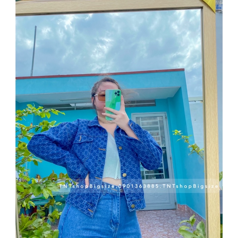 Áo Khoác Jeans [ TNT Shop Bigsize 60kg 90kg ]